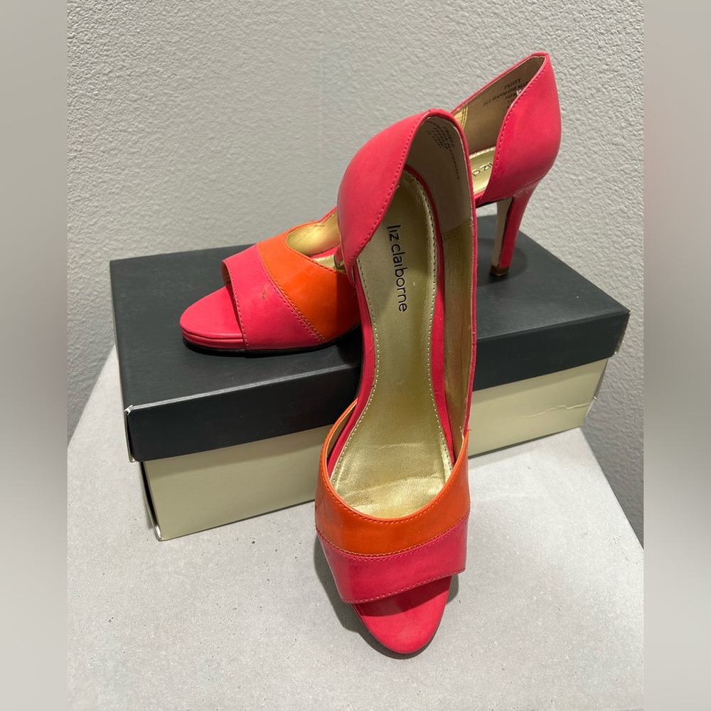 Liz Claiborne 3” Feisty Color Pump Size 7.5.